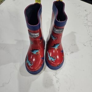 HATLEY KIDS RAIN BOOTS DINOSAUR PRINT